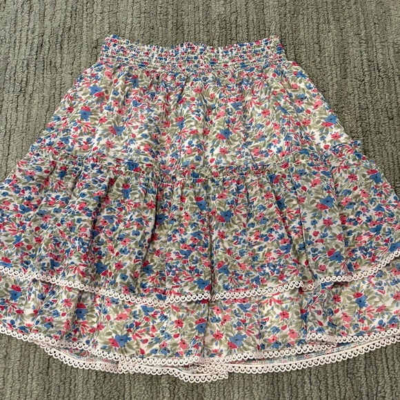 BB Dakota ruffle floral skirt lined mini - Picture 7 of 14